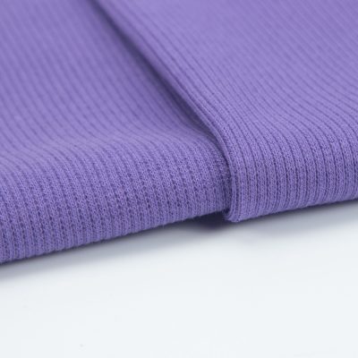 180gsm 2×2 rib fabric Biopolishing fabric 95%Cotton 5%Spandex 75 colors