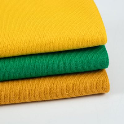 heavyweight 320gsm cotton polyester knitted terry fabric 84%cotton 16%polyester 95 colors
