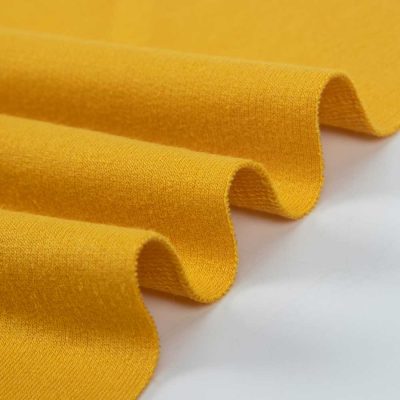230gsm полиестерна памучна смесена плетена хавлиена кърпа Френска хавлиена тъкан плат за панталони