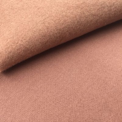 300gsm Fleece Knit Fabric 52% Cotton 48% Polyester ຜ້າຂົນແກະ terry ນ້ຳໜັກເບົາ