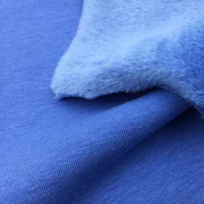 300/360gsm Heavyweight cotton polyester fleece fabric 40%Cotton 60%Polyester Hoodie Thermal Underwear material