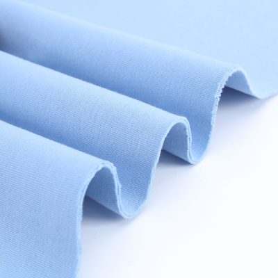 350gsm double knitting cotton polyester spandex fabric 78%Cotton 16%Polyester 5%Spandex