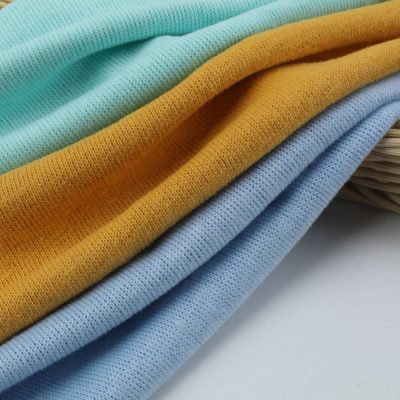 310gsm cotton polyester rib knit fabric 75%Cotton 25%Polyester
