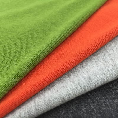 220 gsm polyester spandex piqué gebreide stof 95% polyester 5% spandex 123 kleuren op voorraad