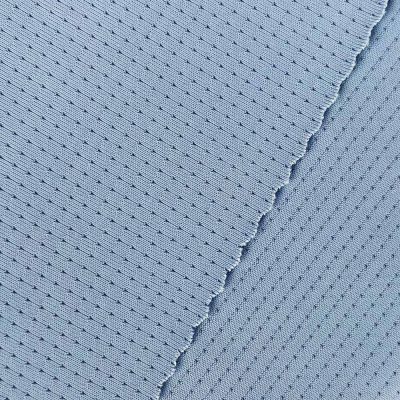 Tecido de nailon con orificios de agulla de 170 g/m² 89% nailon 11% spandex tecido de roupa de yoga