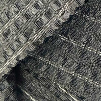 200 gsm Nylon striped yoga fabric 80% nylon 3% polyester 17% spandex sportswear fabric