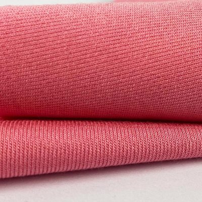 200 gsm Двострана ткаенина за рамка од нанофибер 47% бамбусови влакна 47% модални 5% спандекс ткаенина за маичка