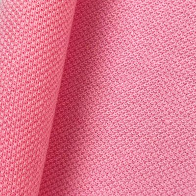 200 gsm 26-count CVC piqué fabric  35% cotton 65% polyester t-shirt fabric supplier