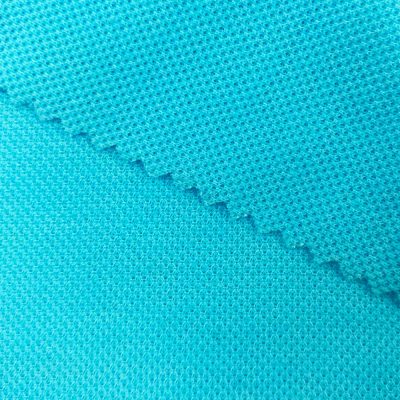170 gsm 32-count CVC piqué fabric  35% cotton 65% polyester t-shirt fabric supplier