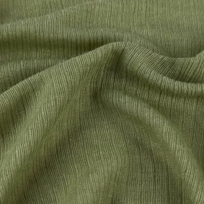 110gsm 80%Polyester 20%Cotton Rib Knit Fabric 150cm LW2157