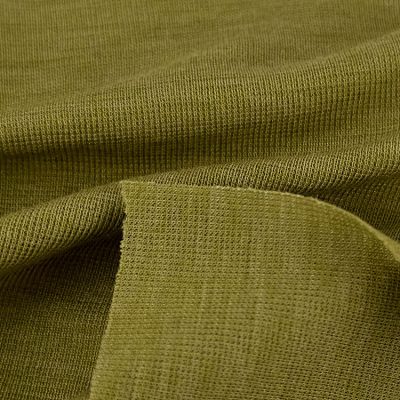 120gsm 85%Polyester 15%Spandex Elastane Rib Knit Fabric 160cm LW2143