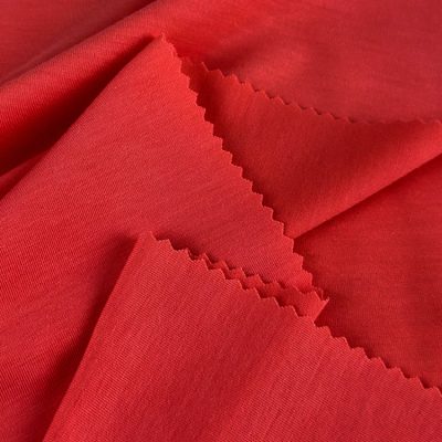 180gsm 27.5%ටෙන්සල් 67.5%පොලියෙස්ටර් 5%Spandex Elastane Single Jersey Knit Fabric 170cm KF2003