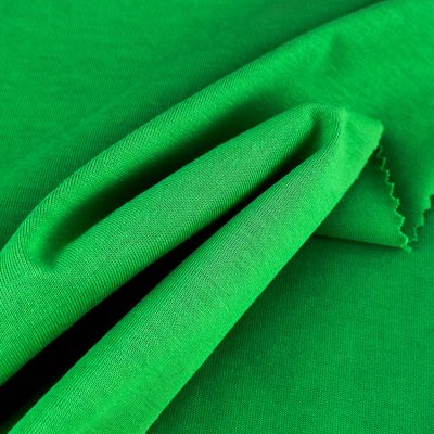 180gsm 67.5% උණ බම්බු 27.5% කපු 5% Spandex Elastane Single Jersey Knit Fabric 170cm KF1994