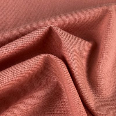 tissu simple 173cm KF633 de tricot de jersey d'élasthanne du coton 5%Spandex de 180gsm 95%