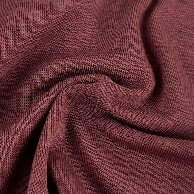 195gsm 65% Tencel 28% Wool 7% Spandex Elastane Rib Knit Fabric 135cm LW2138