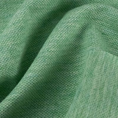 210gsm 94%කපු 6%Spandex Elastane Pique Knit Fabric 165cm ZD2189