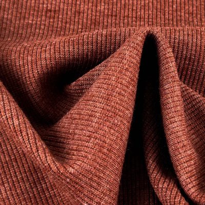 230gsm 35%Cotton 60%Polyester 5%Spandex Elastane Rib Knit Fabric 135cm KF630