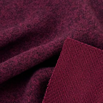 230gsm 97%Polyester 3% Spandex Elastane နှစ်ထပ် Brushed Knit Fabric 160cm SM2238