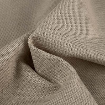 235gsm 54%පොලියෙස්ටර් 39%කපු 7%Spandex Elastane Pique Knit Fabric 155cm ZD37013