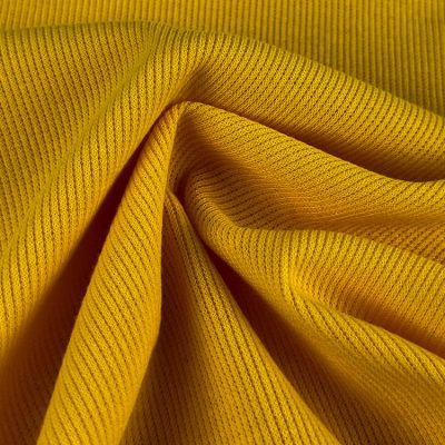 240gsm 95% Polyester 5% Spandex Elastane Rib Knit Tela 110cm KF629