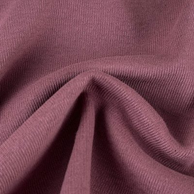 250gsm 85% Cotton 10% Polyester 5% Spandex Elastane Rib Knit Fabric 170cm LW26026