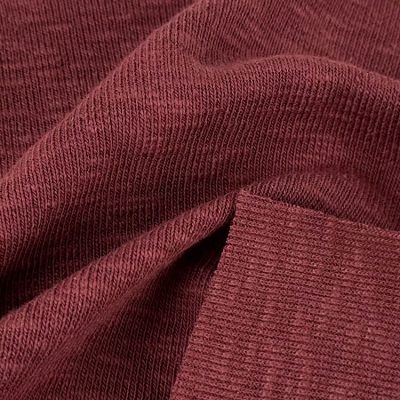 255gsm 61%Polyester 33%Cotton 6%Spandex Elastane Rib Knit Fabric 160cm LW2208