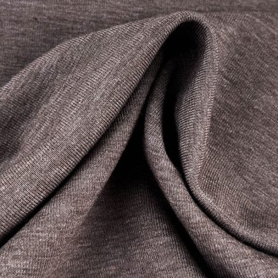 270gsm 35% Coton 60% Polyester 5% Spandex Elastane Rib Bored Knit Fabric 170cm KF679