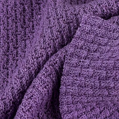 275gsm 80% Viscose 15% Polyester 5% Spandex Elastane Cable Knit Fabric 135cm MH2178