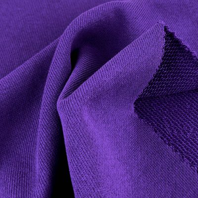 300gsm 100% OE Cotton French Terry Knitted Fabric 185cm KF891