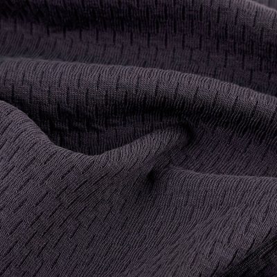 300gsm 65%කපු 32.5%පොලියෙස්ටර් 2.5%Spandex Elastane Pointelle Fabric 170cm WD16002