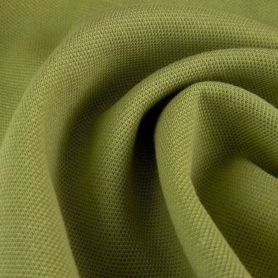 300gsm 85% කපු 15% පොලියෙස්ටර් Pique Knit Fabric 155cm ZD37022