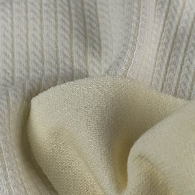 310gsm 52.1% Polyester 45.4% Cotton 2.5% Spandex Elastane Cable Knit Fabric 160cm MH15003