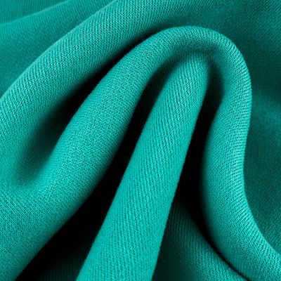 340gsm 50% Cotton 50% Polyester Polar Fleece Fabric 185cm KF938