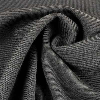 340gsm 95%Polyester 5%Spandex Elastane Rib Knit Fabric 175cm KF972