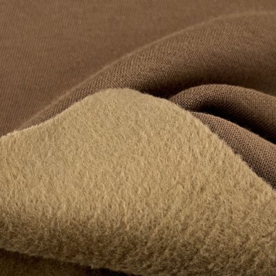 350gsm 35%කපු 60%පොලියෙස්ටර් 5%Spandex Elastane Fleece Knit Fabric 175cm WY13001