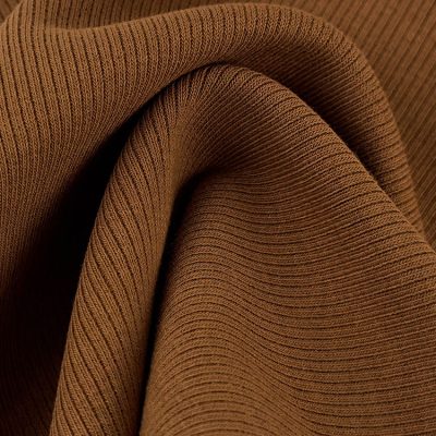 350gsm 40% Katun 53% Poliéster 7% Spandex Elastane Scuba Knitted Fabric 155cm KQ32005