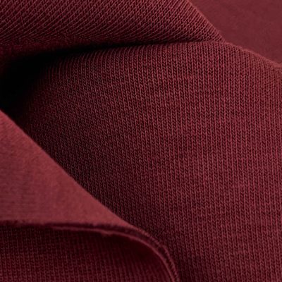 350gsm 79.6%කපු 15%පොලියෙස්ටර් 5.4%Spandex Elastane Scuba Knitted Fabric 155cm KQ32009