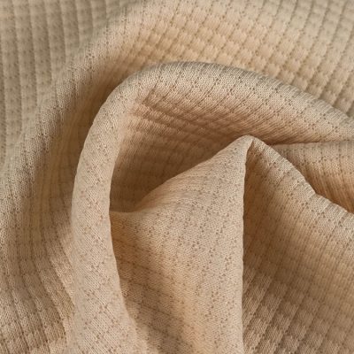 360gsm 43% Cotton 2% Spandex Elastane 55% Polyester Waffle Fabric 160cm GG14001
