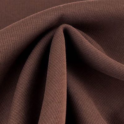 380gsm 35%Cotton 59%Polyester 6%Spandex Elastane Rib Knit Fabric 175cm KF1988