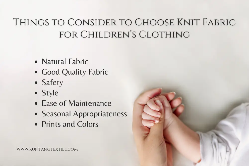 Choose Knit Fabric for Children’s Clothing